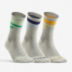 Skarpety sportowe New Balance wysokie x3. Szare skarpety New Balance, bez wzorów, z bawełny. Za 69.99 zł.