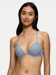 Triumph Biustonosz push-up Harmony Spotlight 10217429 Niebieski. Niebieskie biustonosze Triumph, bez wzorów, z syntetyku. Za 119.99 zł.