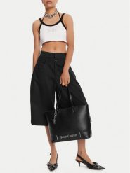 Juicy Couture Torebka CEO-BEJXT8840WVP. Czarny. Czarne shopper Juicy Couture, bez wzorów, ze skóry, bez dodatków. Za 369.99 zł.