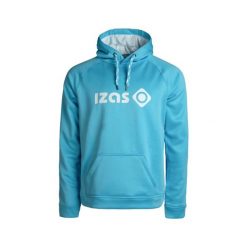 Bluza unisex o sportowym i miejskim stylu, idealna na trekking i wędrówki DUERO. Niebieskie bluzy Izas, xl, bez wzorów, z kapturem. Za 182.57 zł.