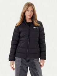 KARL LAGERFELD Kurtka przejściowa A1W15049 Czarny Regular Fit. Czarne kurtki KARL LAGERFELD, bez wzorów, z syntetyku, bez kaptura. Za 1,239.00 zł.