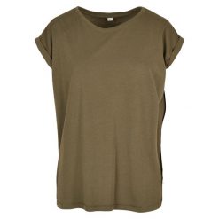 Damska Koszulka Z Przedłużonym Ramiączkiem. Czarne bluzki BUILD YOUR BRAND, xl, bez wzorów, sportowe, bez kołnierzyka, bez ramiączek. Za 66.99 zł.