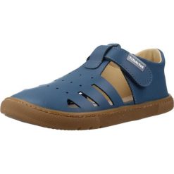 Sandały TITANITOS L540 RAIMUNDO Niebieski. Niebieskie sandały TITANITOS, bez wzorów, ze skóry, sportowe, bez obcasa, bez zapięcia. Za 254.99 zł.