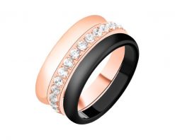 Pierścionek ze stali szlachetnej z cyrkoniami. Pierścionki Elixa, z cyrkonią, ze stali. Za 199.00 zł.