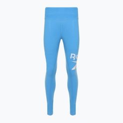Legginsy Reebok Id Train Capri. Niebieskie legginsy REEBOK FITNESS, bez wzorów. Za 119.99 zł.