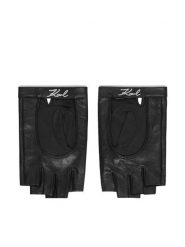 KARL LAGERFELD Rękawiczki B3W33011 Czarny. Czarne rękawiczki KARL LAGERFELD, bez wzorów, ze skóry. Za 389.99 zł.