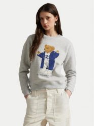 Polo Ralph Lauren Bluza 211972794001 Szary Relaxed Fit. Szare bluzy Polo Ralph Lauren, xxs, bez wzorów, z bawełny, bez kaptura. Za 1,199.00 zł.