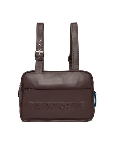 Patrizia Pepe Torebka 2B0125/L113F-B856 Brązowy. Brązowe torebki klasyczne Patrizia Pepe, bez wzorów, ze skóry, bez dodatków. Za 1,529.00 zł.