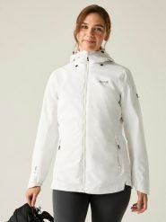 Regatta Kurtka przeciwdeszczowa "Hamara IV" w kolorze białym rozmiar: 38. Białe kurtki sportowe Regatta, m, bez wzorów, bez kaptura, outdoorowe. Za 163.64 zł.