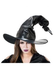 CHAKS Kapelusz "Witch" w kolorze czarnym rozmiar: onesize. Czarne kapelusze CHAKS, bez wzorów, z materiału. Za 57.20 zł.