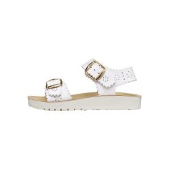 Sandały GEOX J SANDAL COSTAREI Biały. Białe sandały Geox, bez wzorów, z syntetyku, bez obcasa, bez zapięcia. Za 216.99 zł.