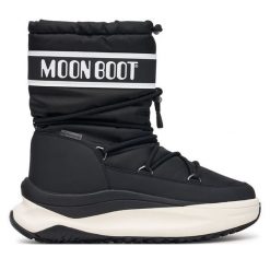 Śniegowce Moon Boot. Czarne trapery i śniegowce Moon Boot. Za 989.99 zł.