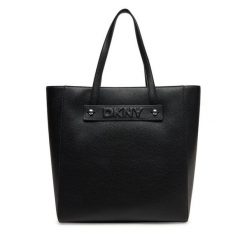 Torebka DKNY. Czarne shopper DKNY, bez wzorów, bez dodatków. Za 489.99 zł.