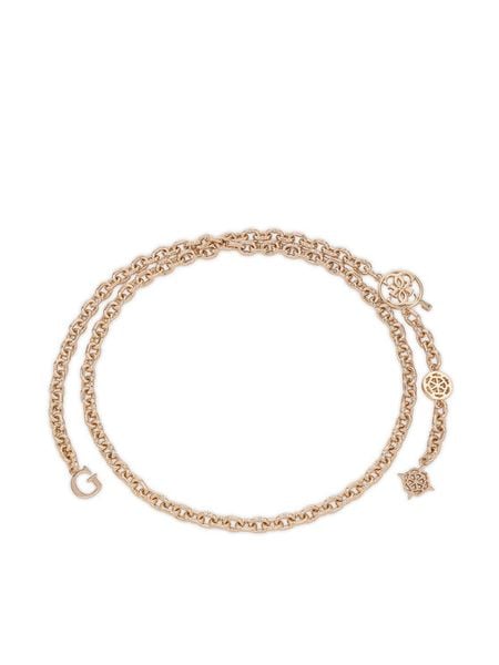 Guess Pasek BW9459 P6330 Złoty. Żółte paski Guess, z aplikacjami. Za 284.99 zł.