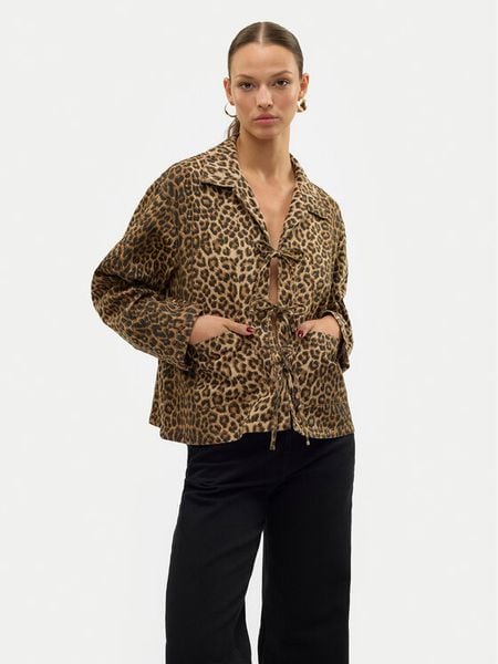 Vero Moda Kurtka koszulowa Kirby 10327896 Brązowy Regular Fit. Brązowe kurtki Vero Moda, s, bez wzorów, z bawełny, bez kaptura. Za 132.99 zł.