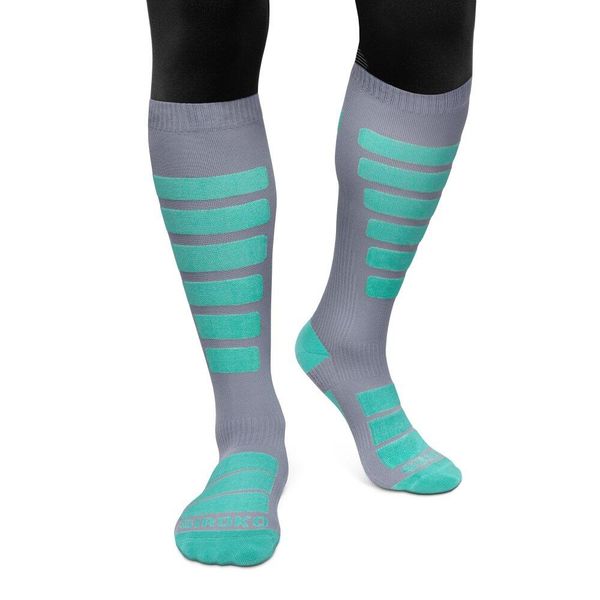 Skarpety do sportów zimowych unisex SIROKO Aoraki. Niebieskie skarpety SIROKO, bez wzorów. Za 105.00 zł.