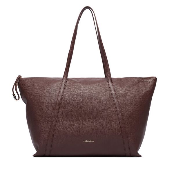 Torebka Coccinelle. Czerwone shopper Coccinelle, bez wzorów, bez dodatków. Za 1,299.00 zł.