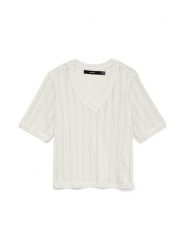 Vero Moda Sweter w kolorze białym rozmiar: M. Białe swetry Vero Moda, m, bez wzorów, bez ramiączek. Za 87.61 zł.