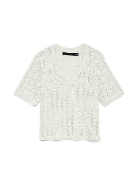 Vero Moda Sweter w kolorze białym rozmiar: S. Białe swetry Vero Moda, s, bez wzorów, bez ramiączek. Za 89.05 zł.