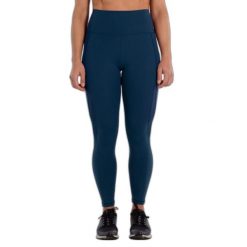 Damskie legginsy Rox R-Silky Mesh. Niebieskie legginsy Roxy, bez wzorów, z meshu, z podwyższonym stanem. Za 235.99 zł.