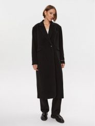 Herskind Płaszcz wełniany Wanda 4908816 Czarny Oversize. Czarne płaszcze Herskind, na zimę, bez wzorów, z wełny, bez kaptura. Za 1,019.00 zł.
