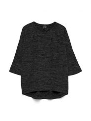 Vero Moda Bluzka w kolorze antracytowo-czarnym rozmiar: XL. Czarne bluzki Vero Moda, xl, bez wzorów, bez kołnierzyka, bez ramiączek. Za 57.20 zł.