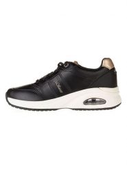 S.Oliver Sneakersy w kolorze czarno-złotym rozmiar: 40. Czarne trampki S.Oliver, bez wzorów, bez zapięcia. Za 162.87 zł.