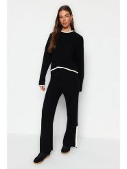 Trendyol 2-częściowy zestaw w kolorze czarnym rozmiar: L. Czarne swetry Trendyol, l, bez wzorów, bez ramiączek. Za 86.99 zł.