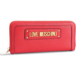 Duży Portfel Damski LOVE MOSCHINO - JC5621PP17LD0500 Rosso. Czerwone portfele Love Moschino, bez wzorów, ze skóry ekologicznej. W wyprzedaży za 279.00 zł.