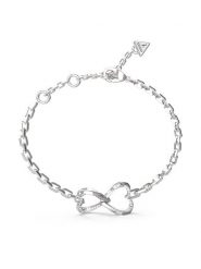 Guess Bransoletka JUBB0461 8JW Srebrny. Szare bransoletki Guess, metalowe. Za 209.99 zł.