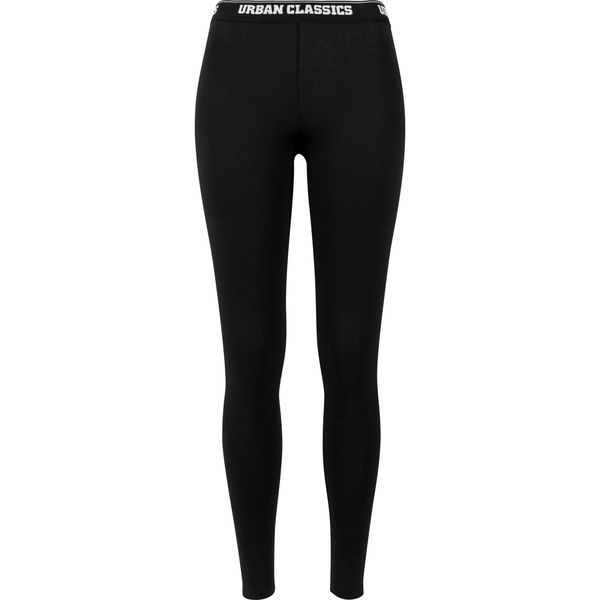 Damskie klasyczne legginsy miejskie. Czarne legginsy Urban Classics, bez wzorów. Za 142.00 zł.