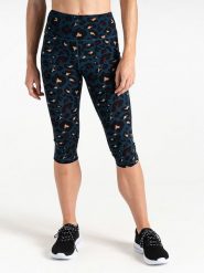 Dare 2b Legginsy sportowe "Influential" w kolorze granatowym rozmiar: 38. Niebieskie legginsy Dare 2b, bez wzorów, z materiału, outdoorowe. Za 52.42 zł.