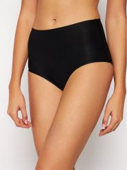 Chantelle Figi klasyczne z wysokim stanem Soft Stretch C26470 Czarny. Czarne figi Chantelle, bez wzorów, z syntetyku. Za 49.99 zł.