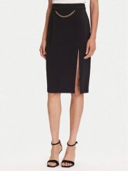 Marciano Guess Spódnica midi 5YGD07 7357A Czarny Regular Fit. Czarne spódnice Marciano Guess, z aplikacjami, z syntetyku, midi. Za 779.99 zł.