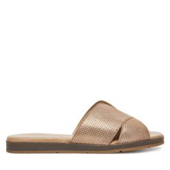 Klapki Lasocki. Brązowe klapki Lasocki, bez wzorów, bez obcasa. Za 119.99 zł.