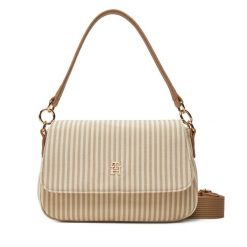 Torebka Tommy Hilfiger. Brązowe torebki klasyczne TOMMY HILFIGER, bez wzorów, bez dodatków. Za 289.99 zł.