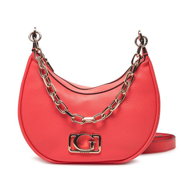 Torebka Guess. Brązowe listonoszki Guess, z aplikacjami, bez dodatków. Za 346.99 zł.