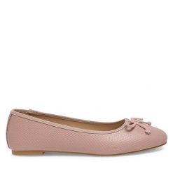 Baleriny Jenny Fairy. Czerwone baleriny Jenny Fairy, bez wzorów, bez obcasa. Za 49.99 zł.