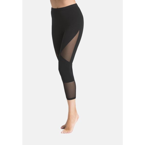 Legginsy na fitness damskie Teyli Tina 7/8. Czarne legginsy Teyli, m, bez wzorów, z bawełny, na fitness i siłownię. Za 129.95 zł.