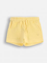 Coccodrillo Szorty dresowe w kolorze żółtym rozmiar: 104. Żółte szorty COCCODRILLO, bez wzorów, z dresówki. Za 43.99 zł.
