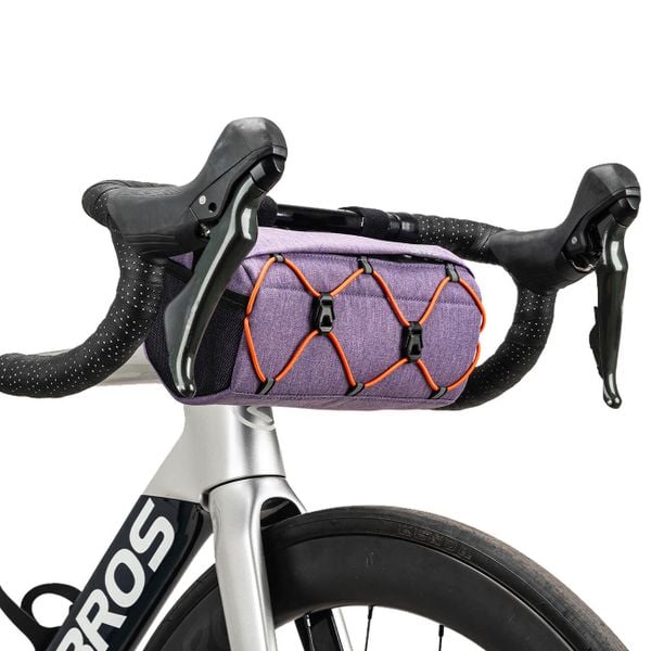 Torba rowerowa Rockbros na kierownicę 2,2L. Fioletowe torby na ramię ROCKBROS, bez wzorów, z materiału, klasyczne, na ramię, bez dodatków. Za 99.99 zł.