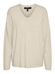 Vero Moda Sweter w kolorze beżowym rozmiar: S. Brązowe swetry Vero Moda, s, bez wzorów, bez ramiączek. Za 66.00 zł.