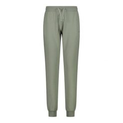 Spodnie bawełniane damskie CMP. Niebieskie spodnie dresowe CMP, l, bez wzorów, z bawełny. Za 220.40 zł.