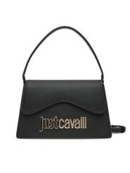 Just Cavalli Torebka 78RA4BB4 ZS766 Czarny. Czarne torebki klasyczne Just Cavalli, bez wzorów, ze skóry, bez dodatków. Za 369.99 zł.
