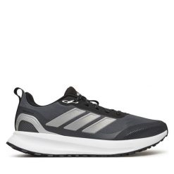Buty do biegania adidas. Czarne obuwie sportowe Adidas, bez zapięcia, do biegania. Za 199.99 zł.