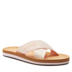 Klapki Big Star Shoes. Brązowe klapki BIG STAR SHOES, bez wzorów, bez obcasa. Za 49.99 zł.