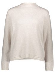 Street One Sweter w kolorze kremowym rozmiar: 44. Brązowe swetry Street One, bez wzorów, bez ramiączek. Za 114.44 zł.