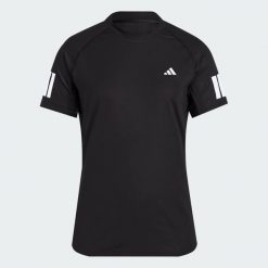 Koszulka Club 3-Stripes Tennis CLIMACOOL. Czarne bluzki Adidas, s, bez wzorów, sportowe, bez kołnierzyka, bez ramiączek. Za 179.00 zł.