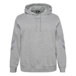 Damska bluza z kapturem Hummel Legacy Plus. Szare bluzy Hummel, bez wzorów, z kapturem. Za 254.00 zł.