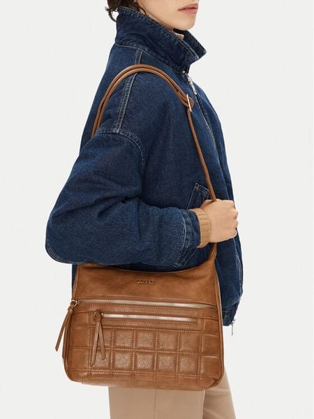 Lasocki Torebka CEO-LSK-L-010-08 Brązowy. Brązowe listonoszki Lasocki, bez wzorów, ze skóry, bez dodatków. Za 169.99 zł.